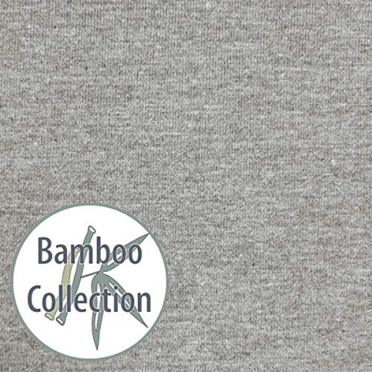 Vervangende hoes voor zijslaapkussen van bamboeviscose en biologisch katoen - Melange Medium Grey