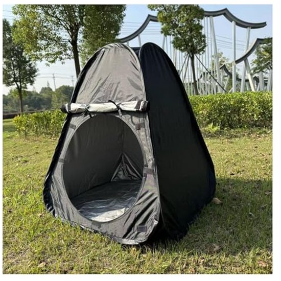 Sensory Tent | Rustig Hoekje voor Kinderen om te spelen en te ontspannen | Sterren Thema Sensory Hoek | Helpt bij Autisme, Angst en verbetert de Focus | Black Out Verduisterende Sensorische