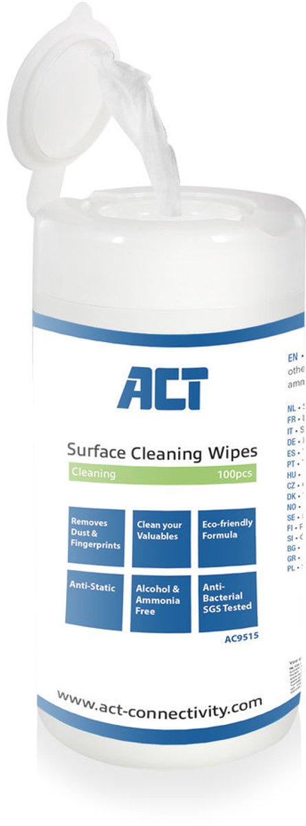 ACT Schoonmaakdoekjes, 100st AC9515