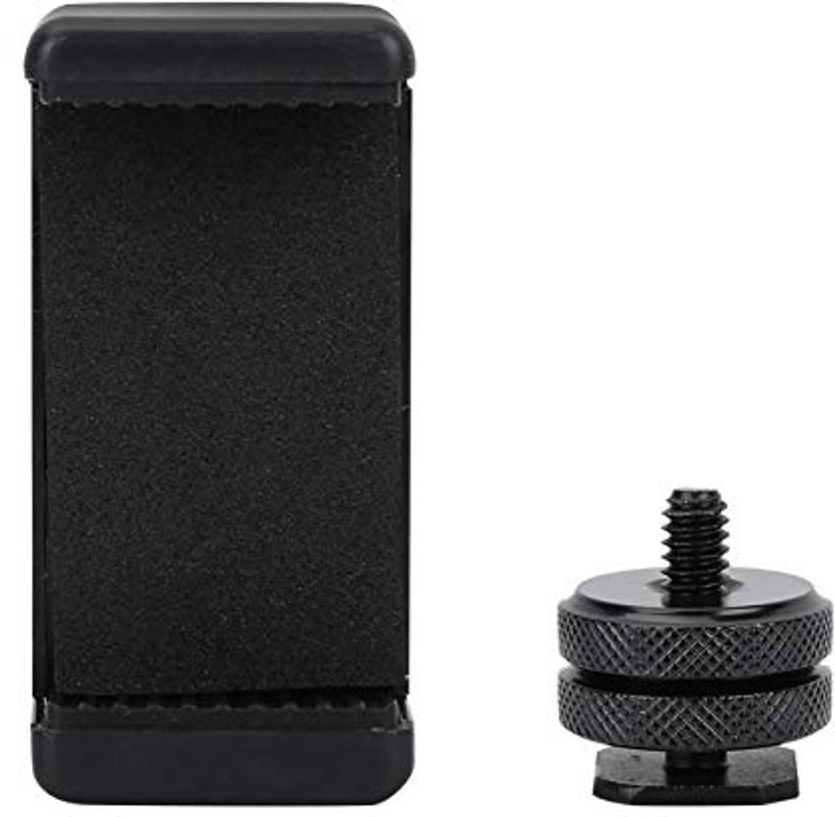 Telefoonhouder voor camera en statief - Universele telefoon clip met hot shoe-adapter