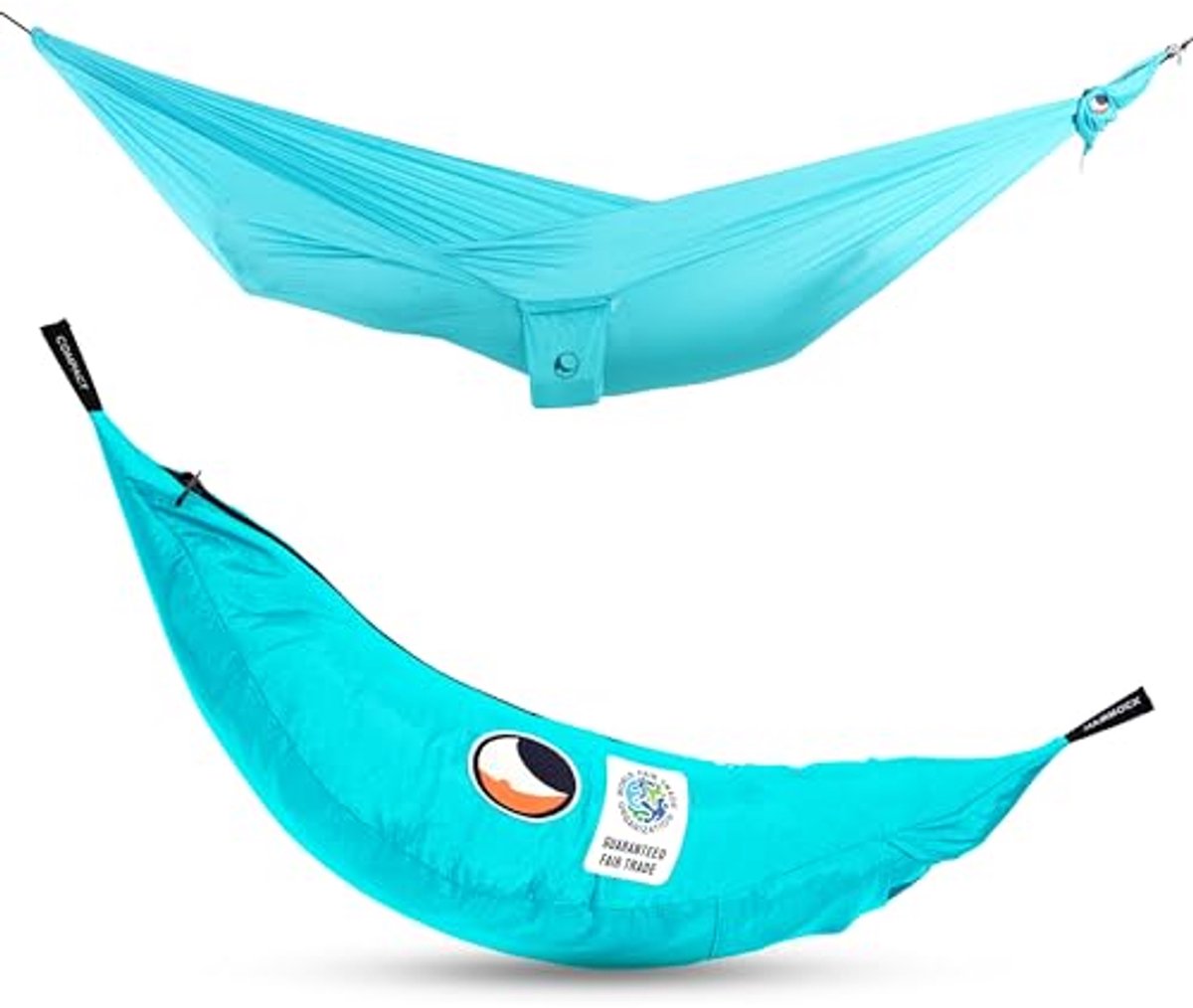 Fair Trade Hangmat voor 1-2 Personen, Duurzaam en Flexibel Textiel, L-XL 3.2 * 1.55-2.3m