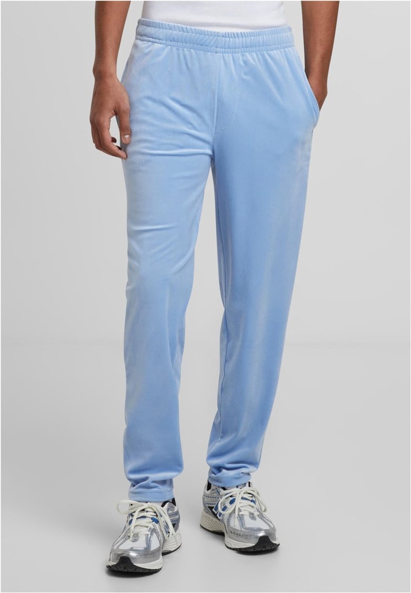 Urban Classics Velvet Trainingsbroek Blauw