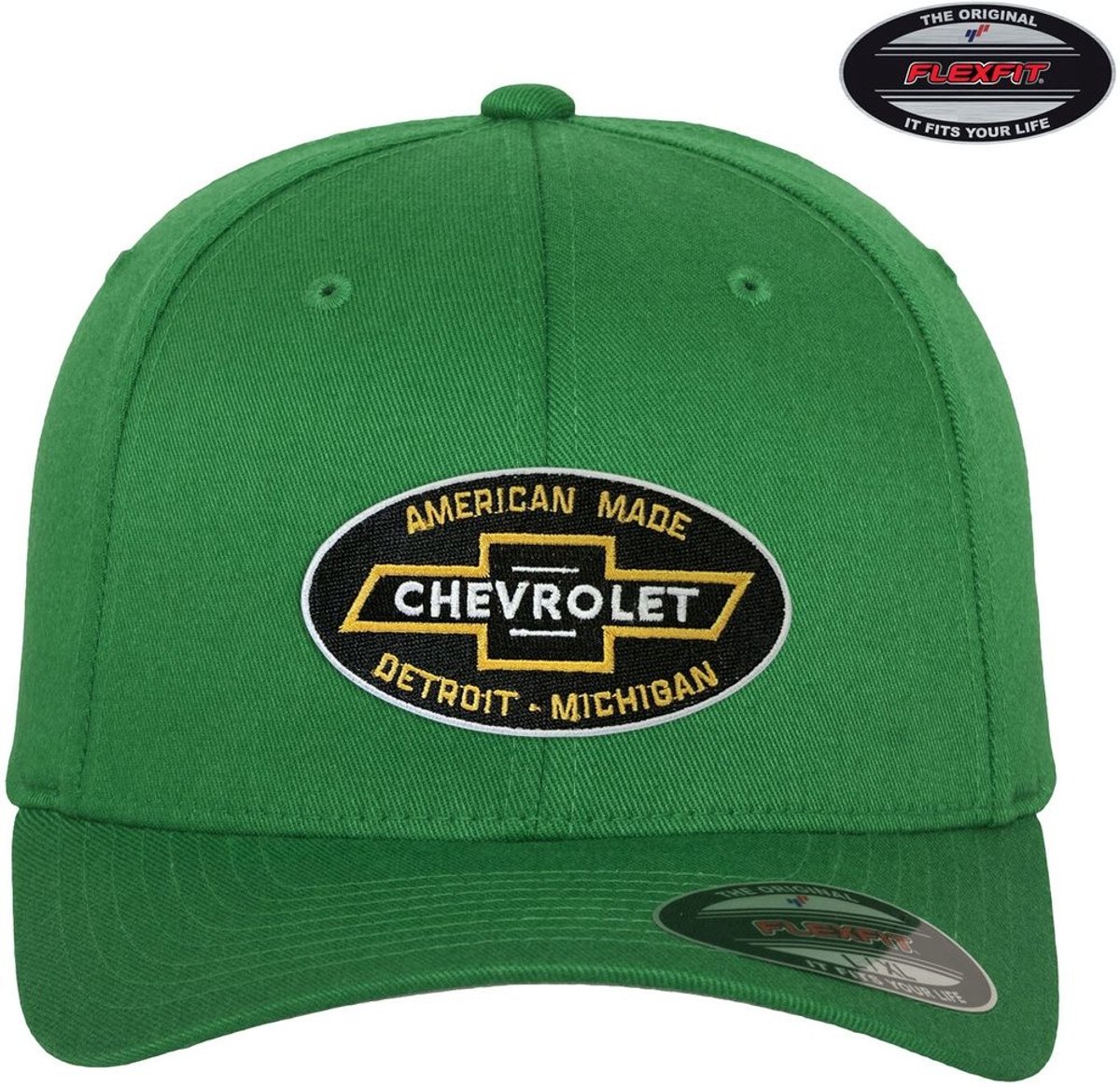 Chevrolet Cap American Made Flexfit Cap GM-92-CHEV9902-CB64 Green-L/XL