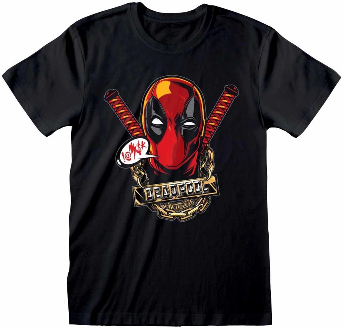 Marvel Comics Deadpool - Gangsta T-Shirt Red-L
