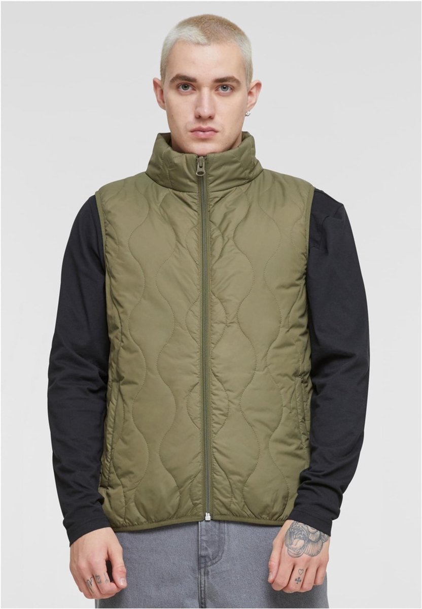 Urban Classics Mens Super Light Bubble Vest Vest M Polyester Basics Groen