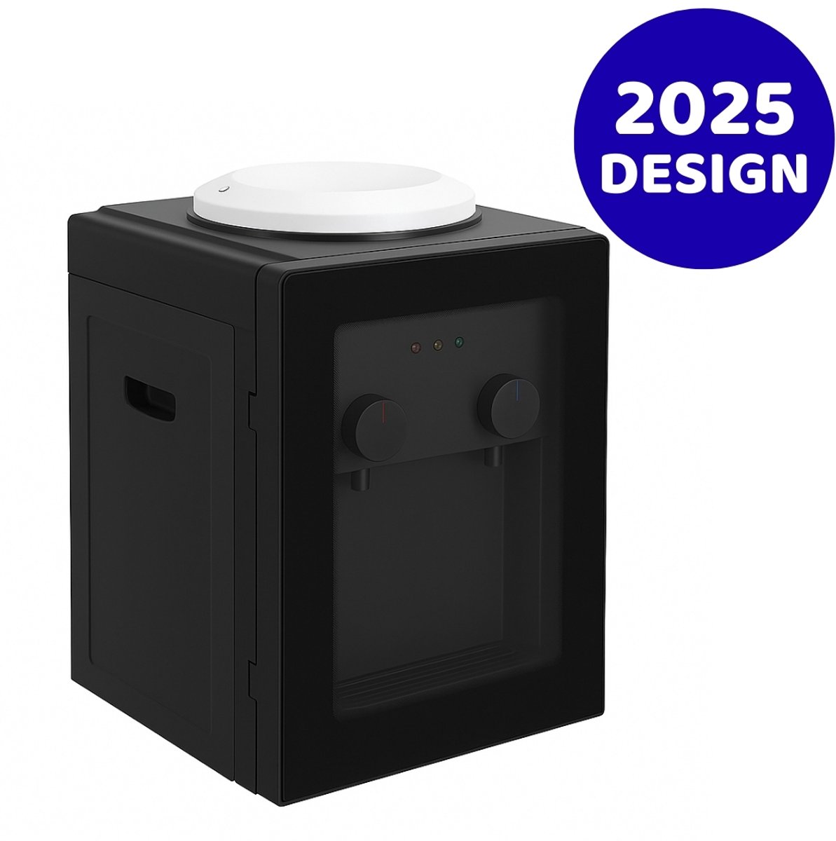 Fubzz Waterdispenser - Heetwatertap - Koud water - Waterkoeler - Met Kraantje - Universeel - 550W Vermogen - Thee of Koffie - Zwart
