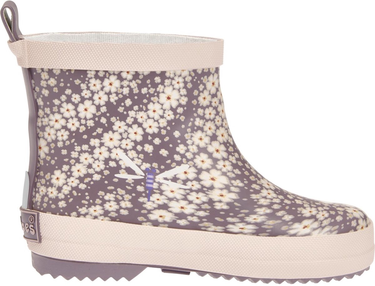 Playshoes kinderlaarzen met halve schacht en bloemenmotief 180371