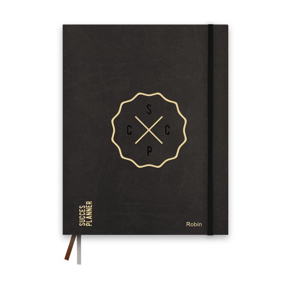 SuccesPlanner 2026 - Agenda hebdomadaire - Agenda privé et professionnel en un seul agenda - Zwart