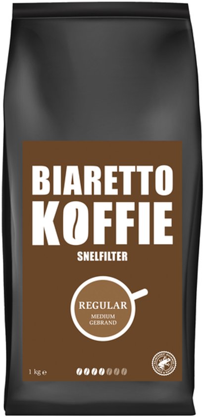 Koffie biaretto snelfiltermaling 1000 gram