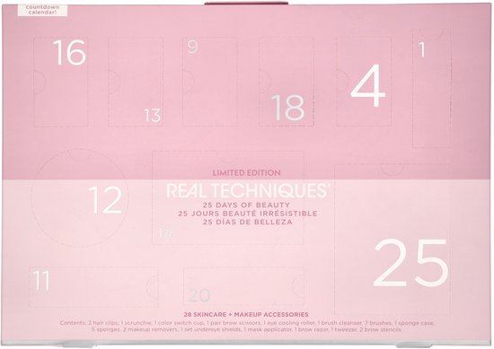 Real Techniques Advent Calendar 25 Days Of Beauty