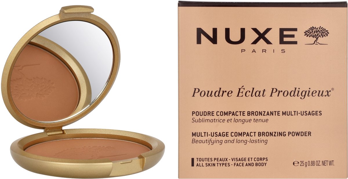 Nuxe Poudre Eclat Prodigieux® Mutli-Usage Compact Bronzing Powder Bronzer 25 gr