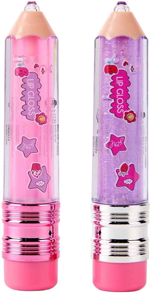 Canenco lipgloss potloodjes set voor kinderen - kleurrijke make-up.