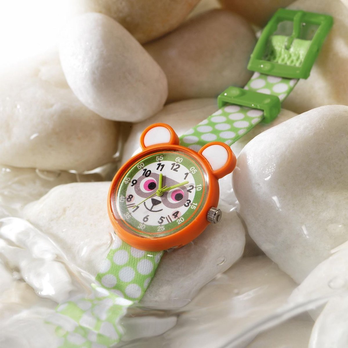 Djeco horloges voor kinderen Raccoon