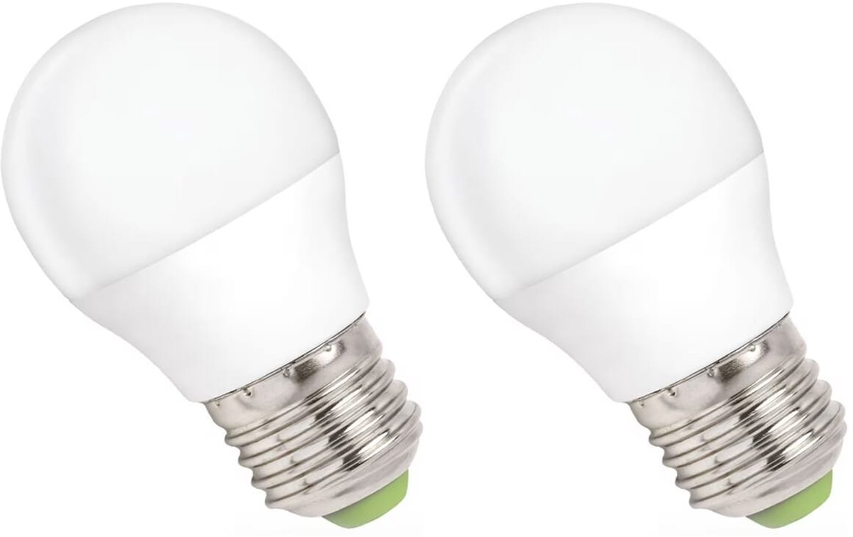 Spectrum Dimbare LED Lamp E27 6W - 230V - 500 Lumen - 4000K Neutraal Wit - Natuurlijk Licht - Dimbaar - Energiezuinig - 2 stuks