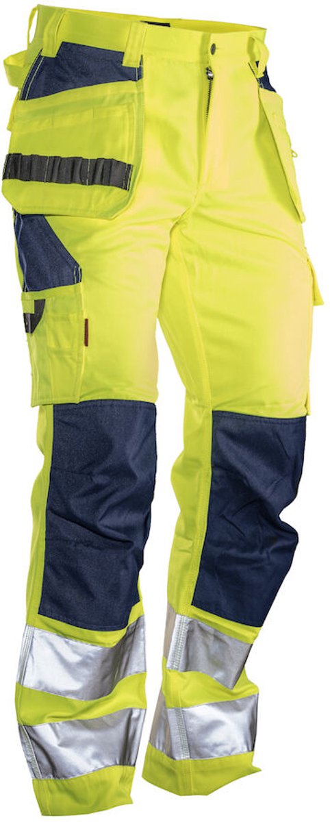 Jobman 2377 Hi-Vis Trousers HP 65237762 - Geel/Navy - C42