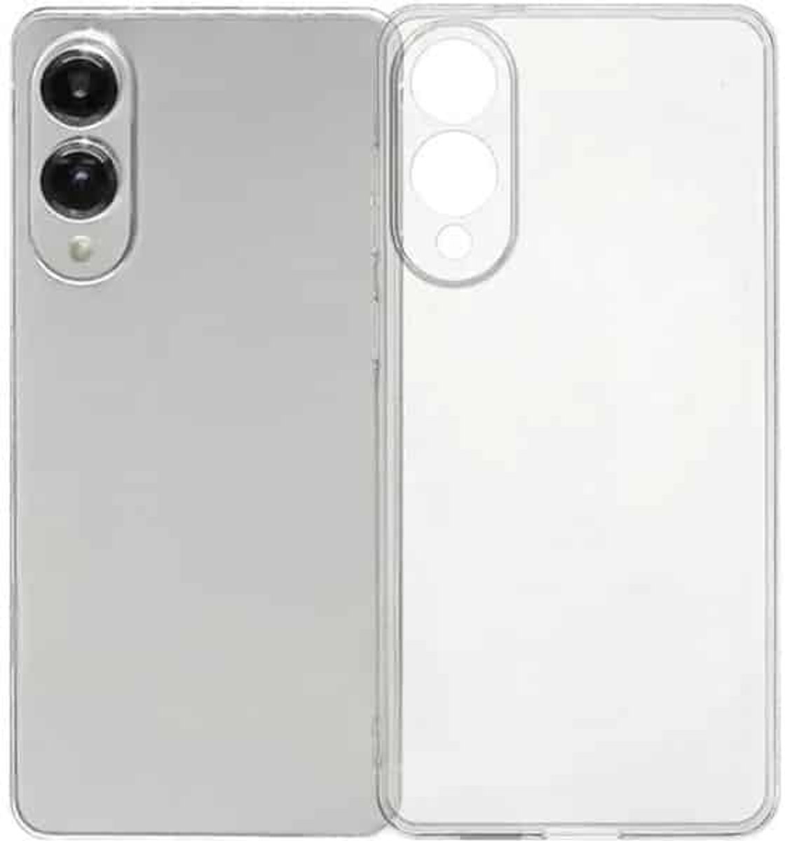 Casemania - Backcover - Geschikt voor S25 Edge - Transparant