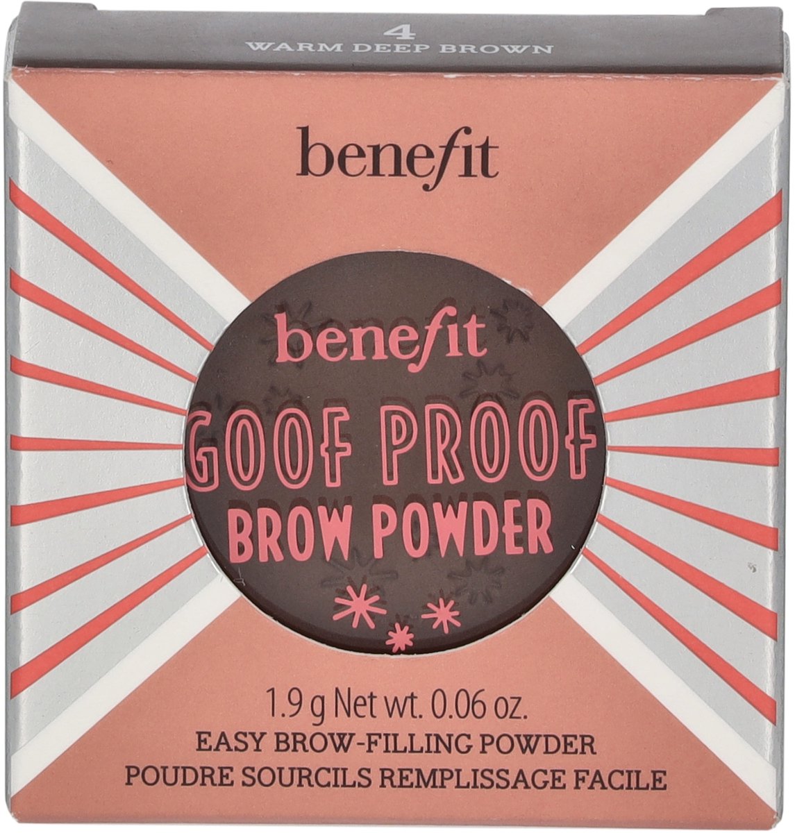 Goof Proof Brow Powder - Warm Deep Brown - 1,9G