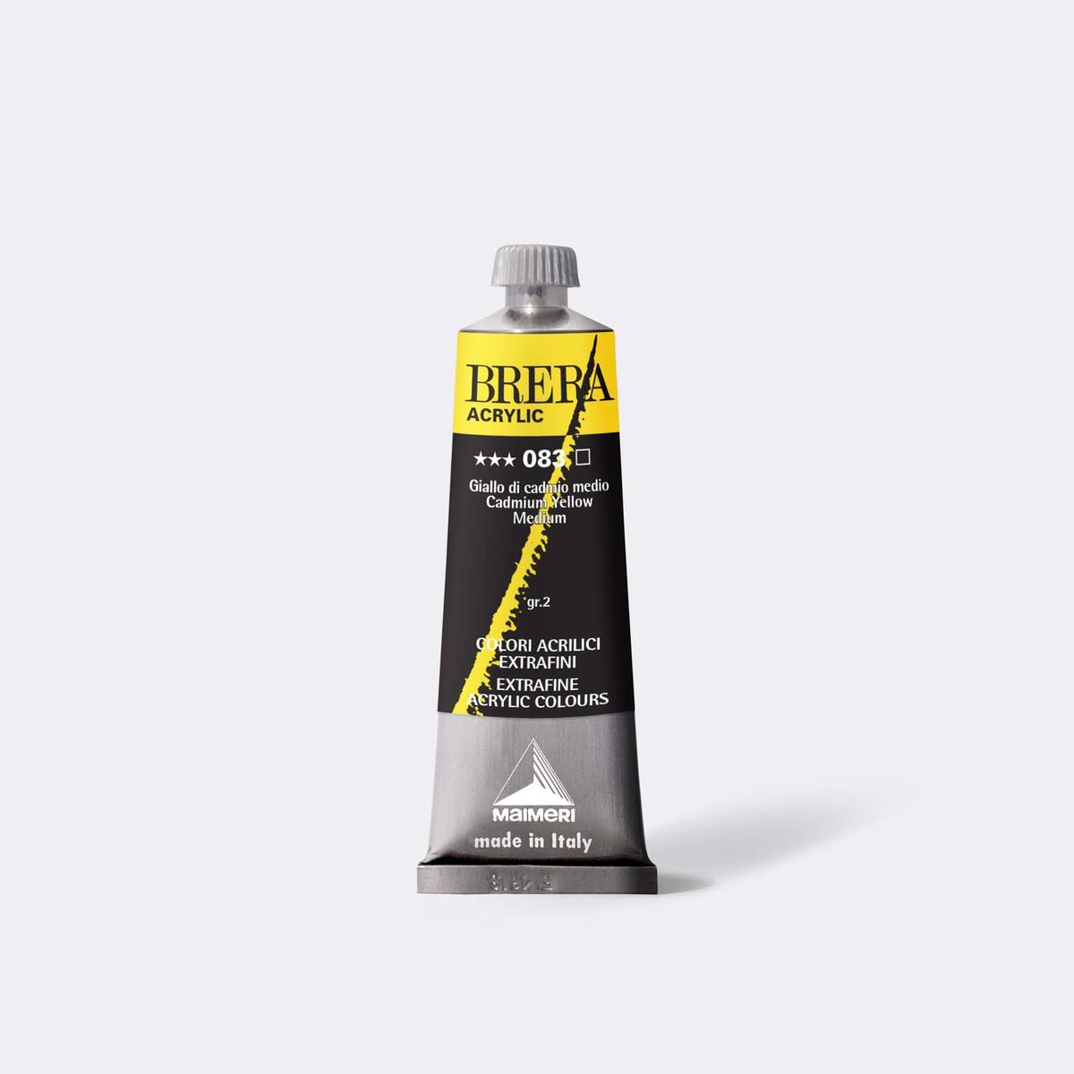 Maimeri - Brera Acrylic - acrylverf tube 60 ml - Giallo di cadmio medio 083