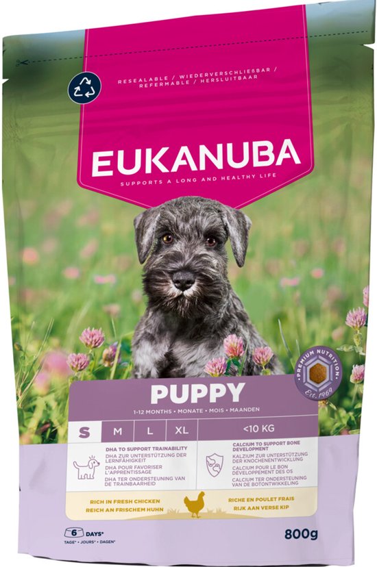 Eukanuba Life Care Dog Puppy Small Hondenvoer Chicken 800 gr