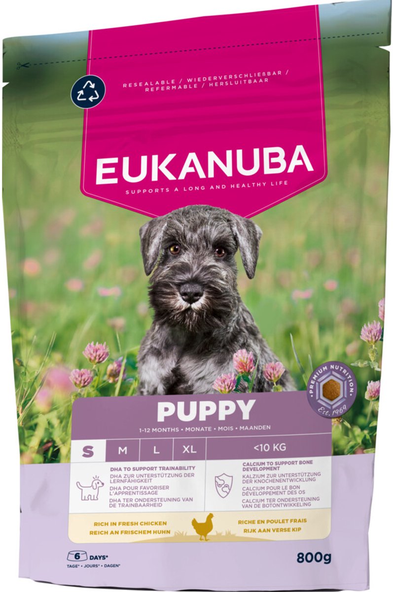 Eukanuba Life Care Dog Puppy Small Hondenvoer Chicken 800 gr