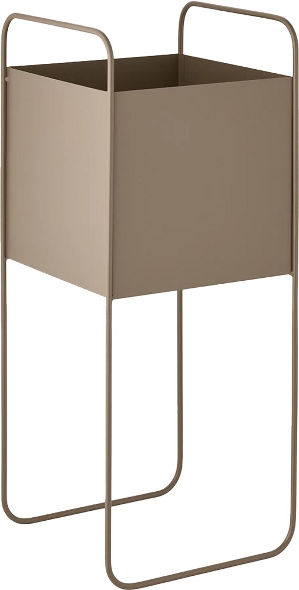 Artichok Emelie Metalen Plantenbak - Bruin - Woonkamer - Decoratief - Scandinavisch