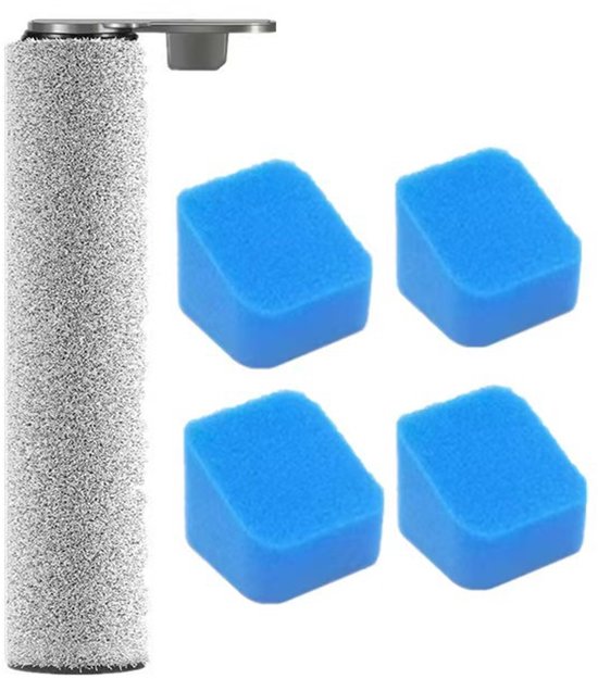 borstelrol en 4 filters accessoireset geschikt voor Eureka NEW430, JONR ED12 nat- en droogzuiger reserveonderdelen