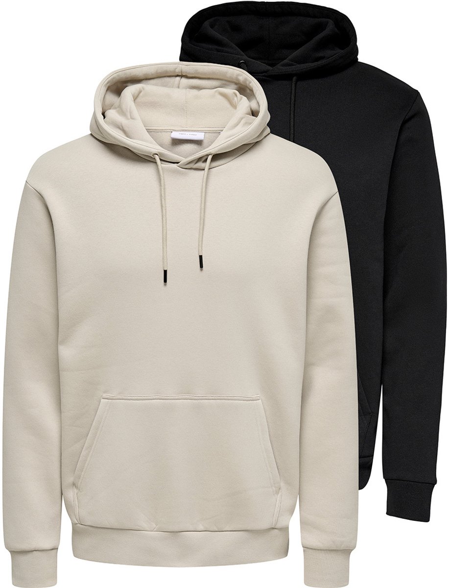 Only & Sons Heren hoddie 2 pack Ceres