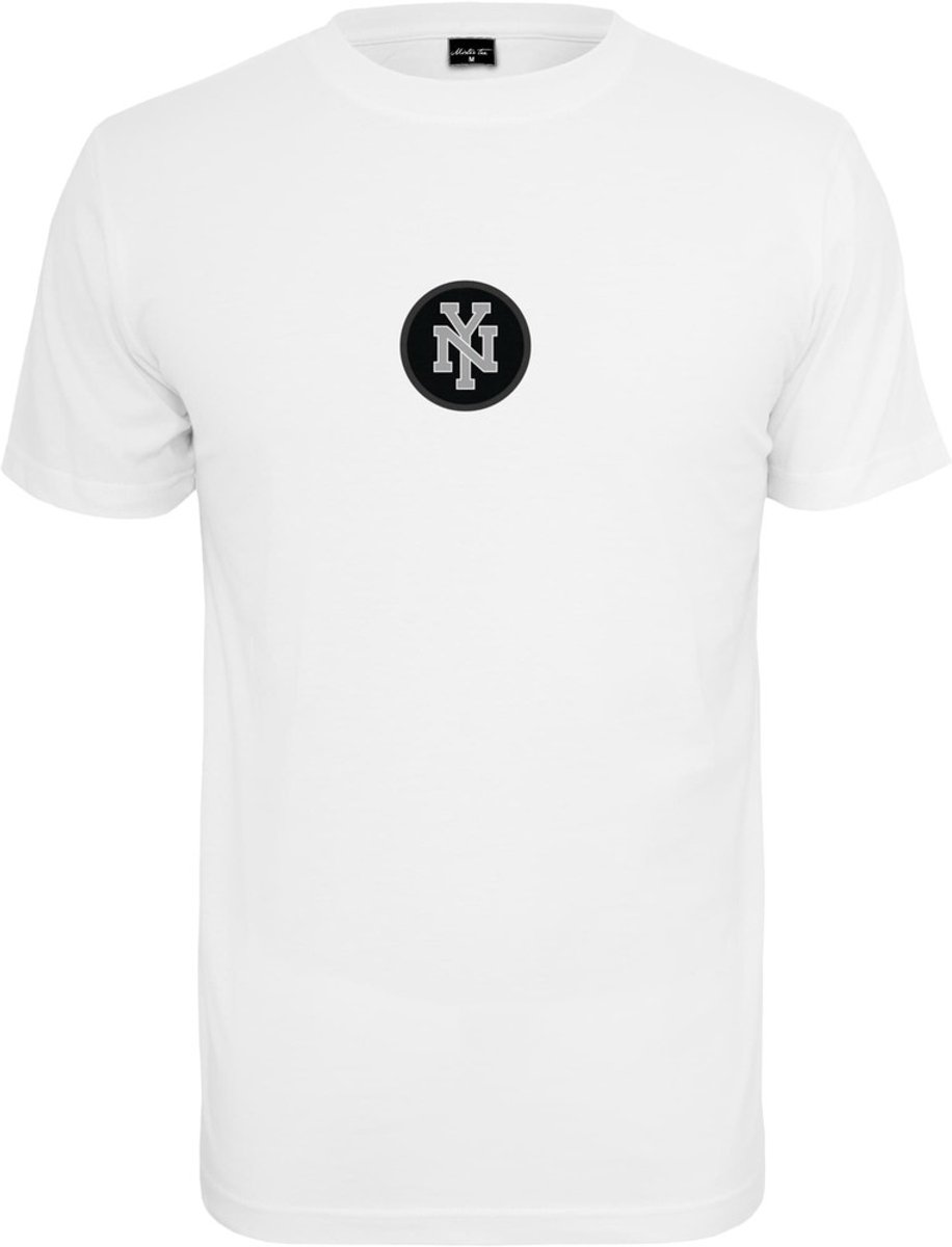 Mister Tee NY Patch Heren T-shirt XS Zwart