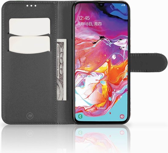 Portefeuille Samsung Galaxy A70 Étui de Bumper Folio pour Glaces