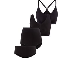 Geschenkset Comfee Pure Met crop top, bralette, tailleslip & panty – alles in één doos