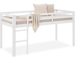 Homestyle4u Hoogslaper - 90x200 cm - Wit