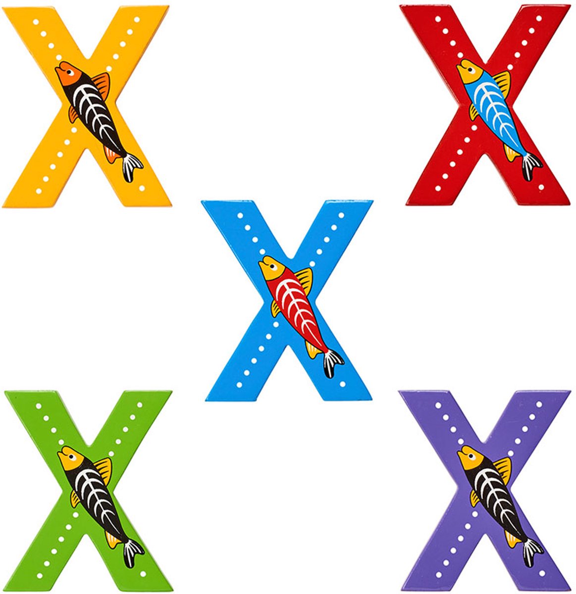 Hoofdletter X (assorti geleverd)