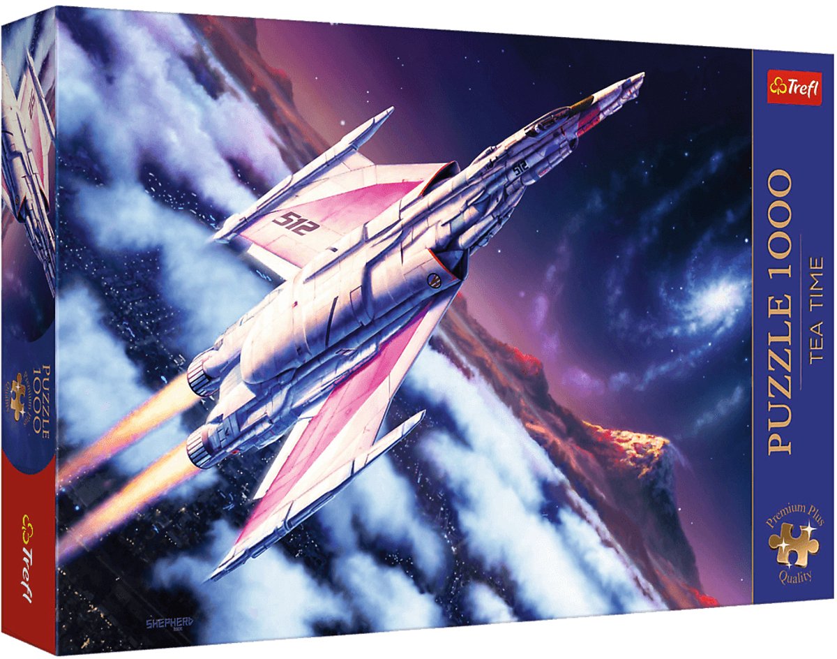 Trefl puzzel 1000 stukjes - Premium Plus Flight into space.