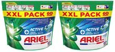Ariel 4in1 Wasmiddel Pods Actieve Geurbestrijding - 2 x 60 stuks - Voordeelverpakking