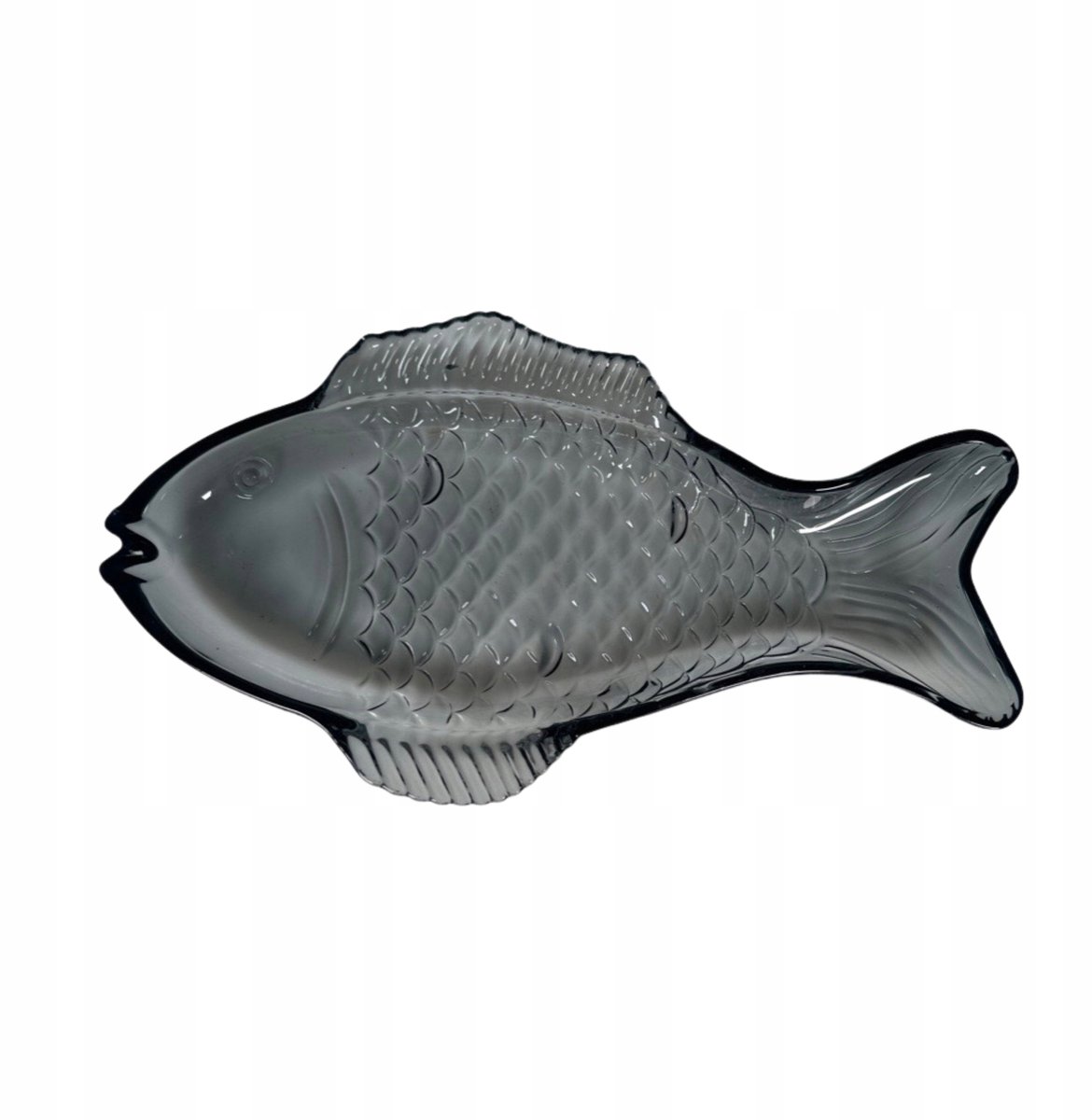 Glazen Serveerschaal Vis - Blauw, 18,5 cm