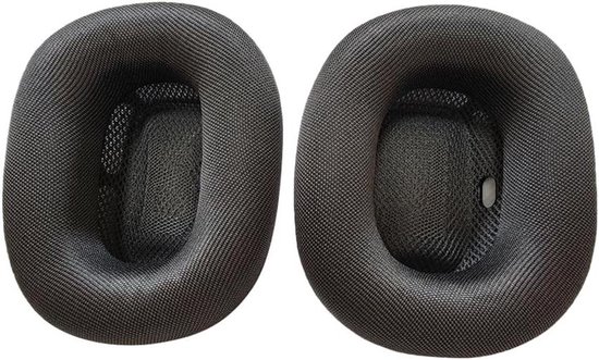 6 stuks hoofdtelefoon-oorkussens, schuimbekleding, vervangende hoofdtelefoonkussens, 50 mm, zwart, vervangende oorpads, audio hoofdtelefoon