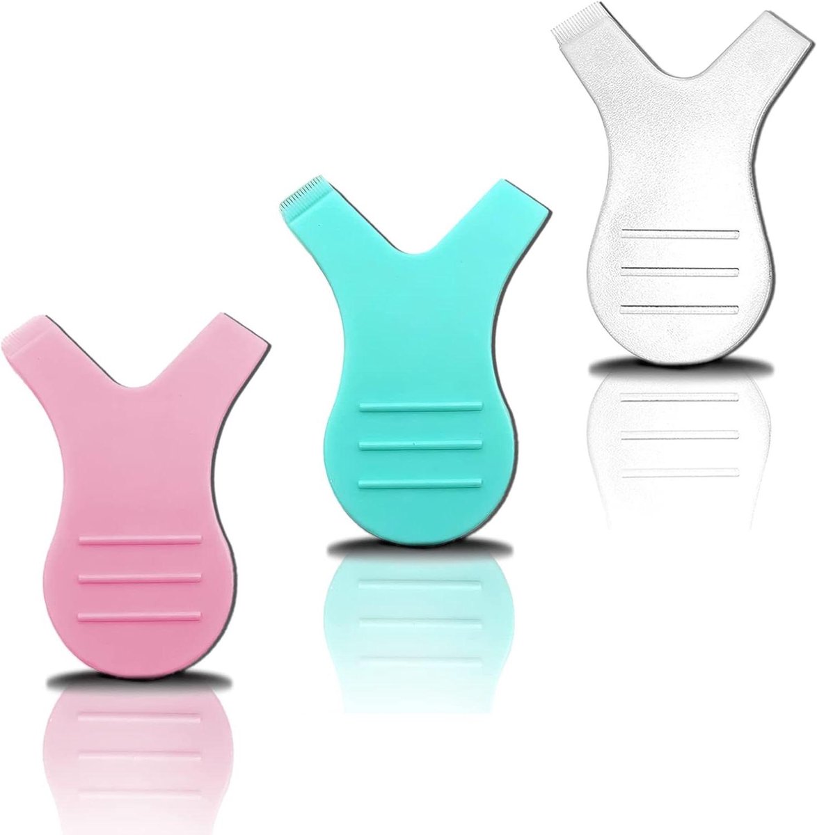 30 Stuks Y-vormige Wimperborstels voor Wimperverlenging en Make-up