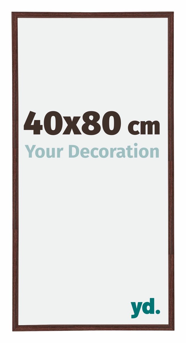 yd. Your Decoration - Fotolijst 40x80 cm - Kunststof - Bruin - Annecy