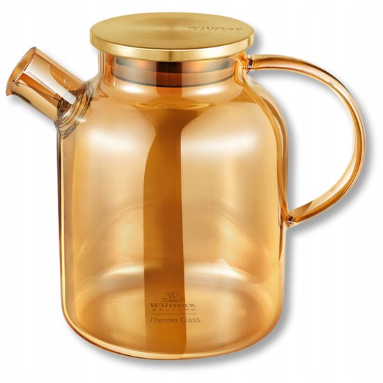 Glazen theepot met roestvrijstalen infuser 1,5 l Vilde