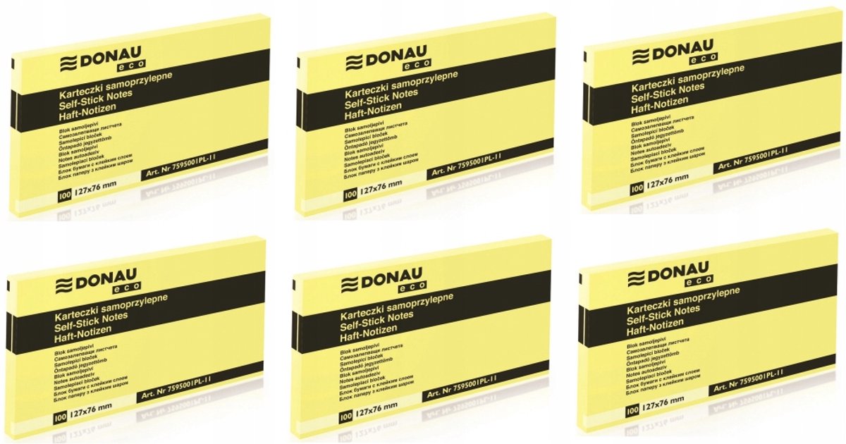 Donu Eco Gel Post P Notcieties 127x76mm - 600 Antwoord