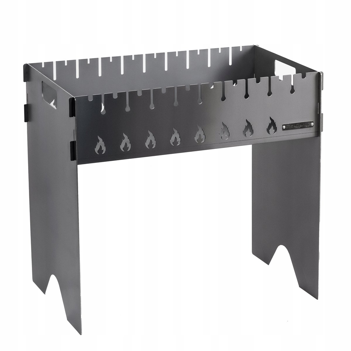 Mangal Koolgrill opvouwbaar 10 spiesen 2,5 mm staal