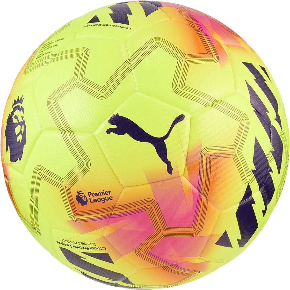 Puma Orbita Match Pl Lights Fifa Quality Voetbal Geel 5