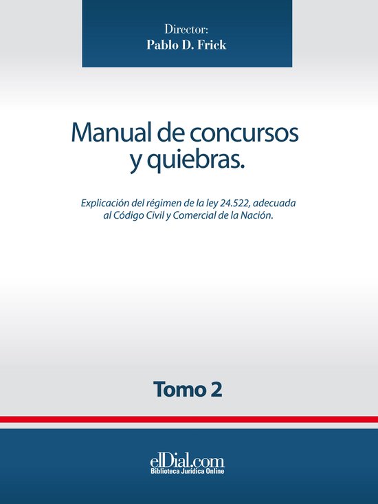 Manual de concursos y quiebras - Tomo 2 - cover
