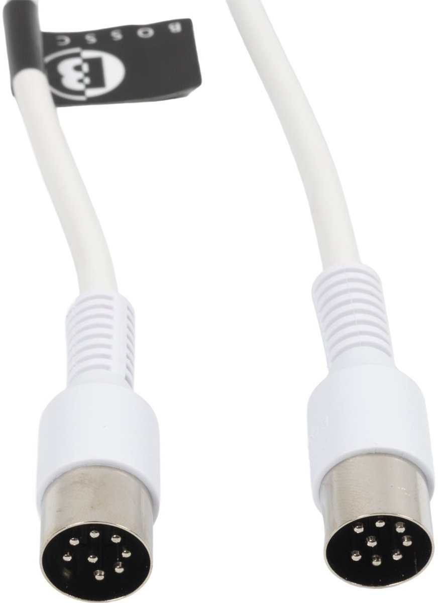 BOSSCOM premium DIN 8-pins / Powerlink PL8 kabel voor B&O | wit | 1 meter