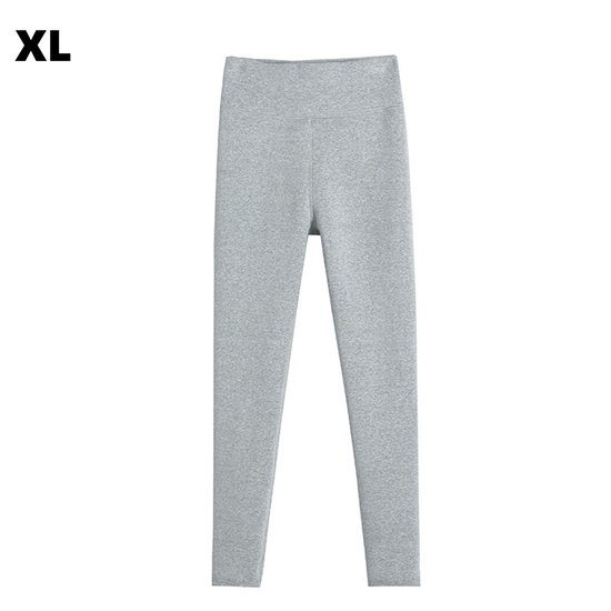 Ynkkvre - Taille XL - Leggings en polaire épaisse - Taille haute, extensibles et chauds pour les journées d'hiver