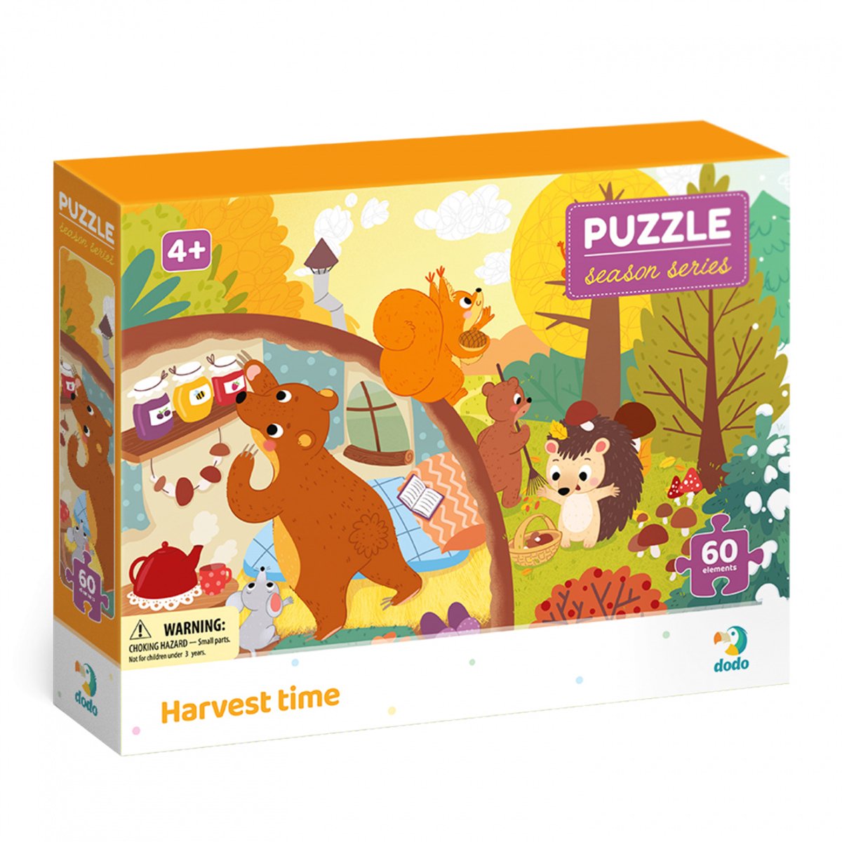 Dodo Puzzel Seizoenen 60 Stukjes - Oogsttijd