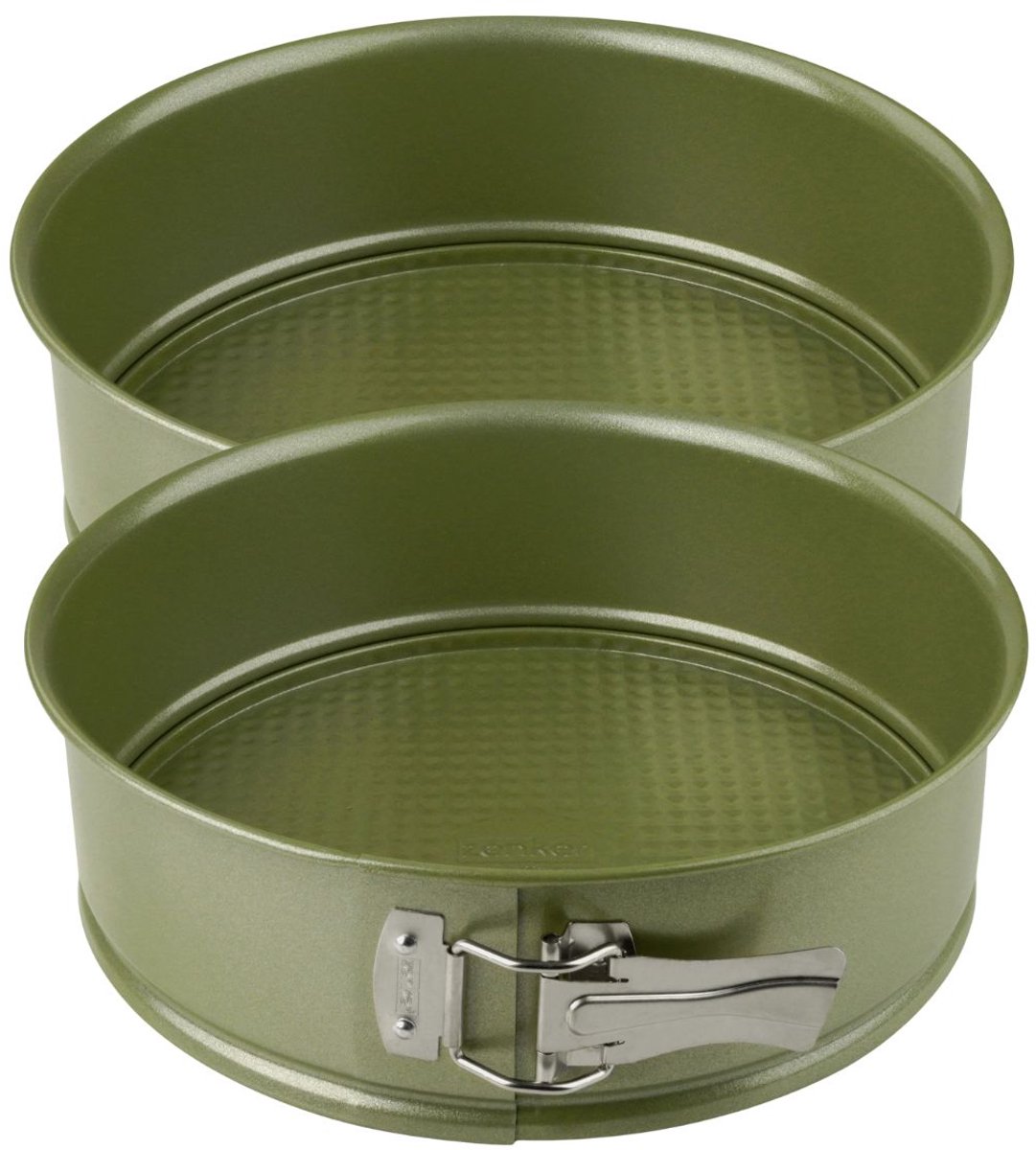 Set van 2 springvormen met scharnier 24 cm Zenker Green Vision