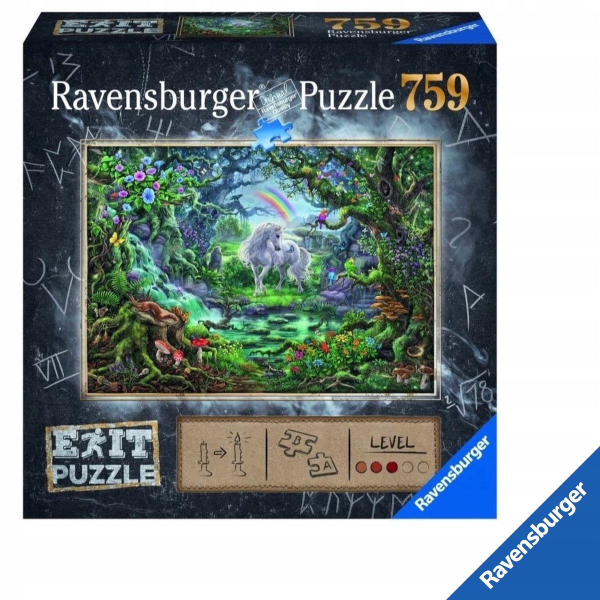 Ravensburger Exit Puzzel 759: Magische Eenhoorn - Leerzaam Spel