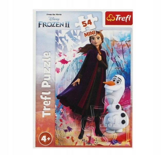 Frozen II Mini Puzzel Anna & Olaf - 54 Elementen | bol