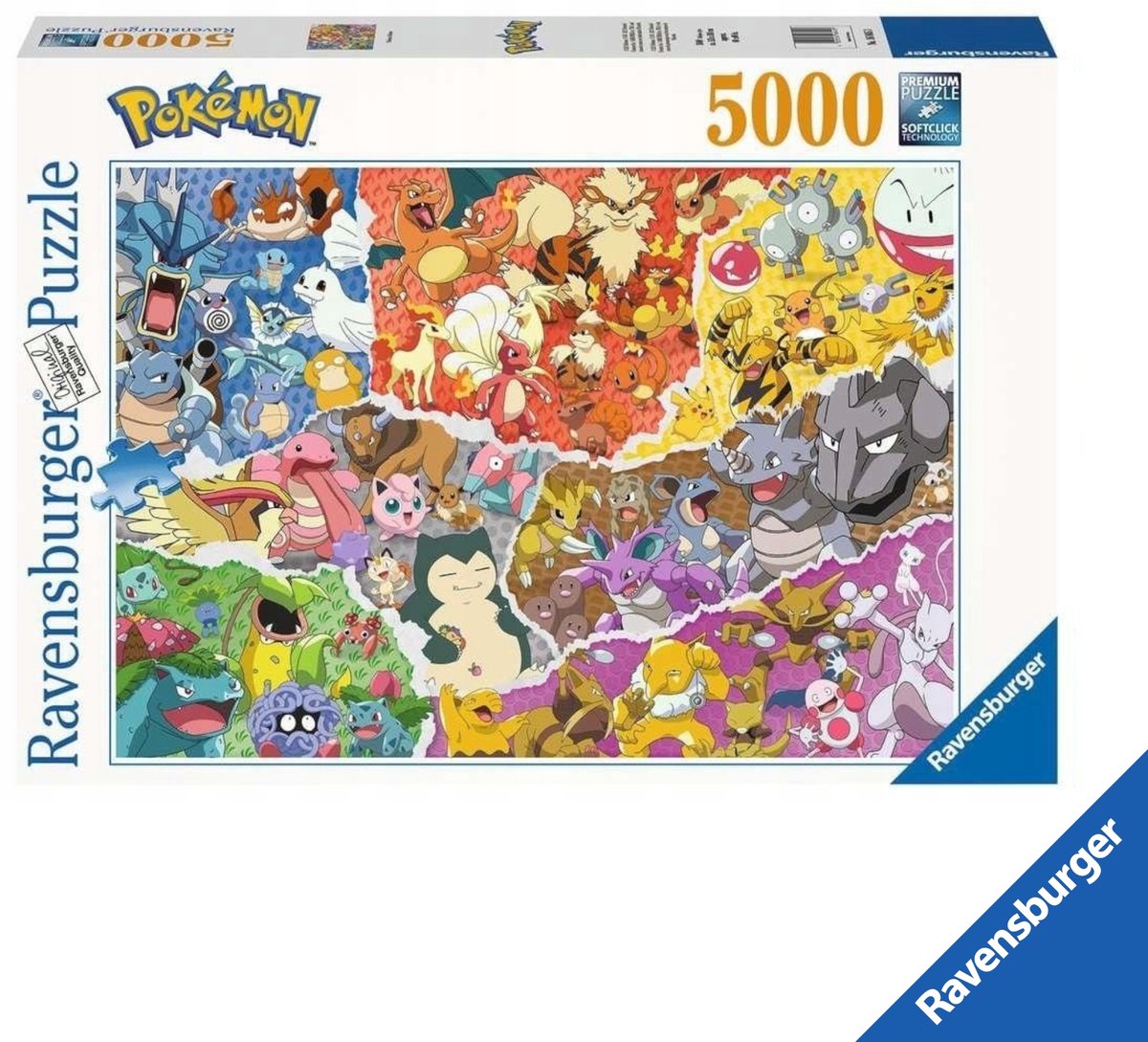 Ravensburger Pokémon Puzzel 5000 Stukjes - Educatief Speelgoed